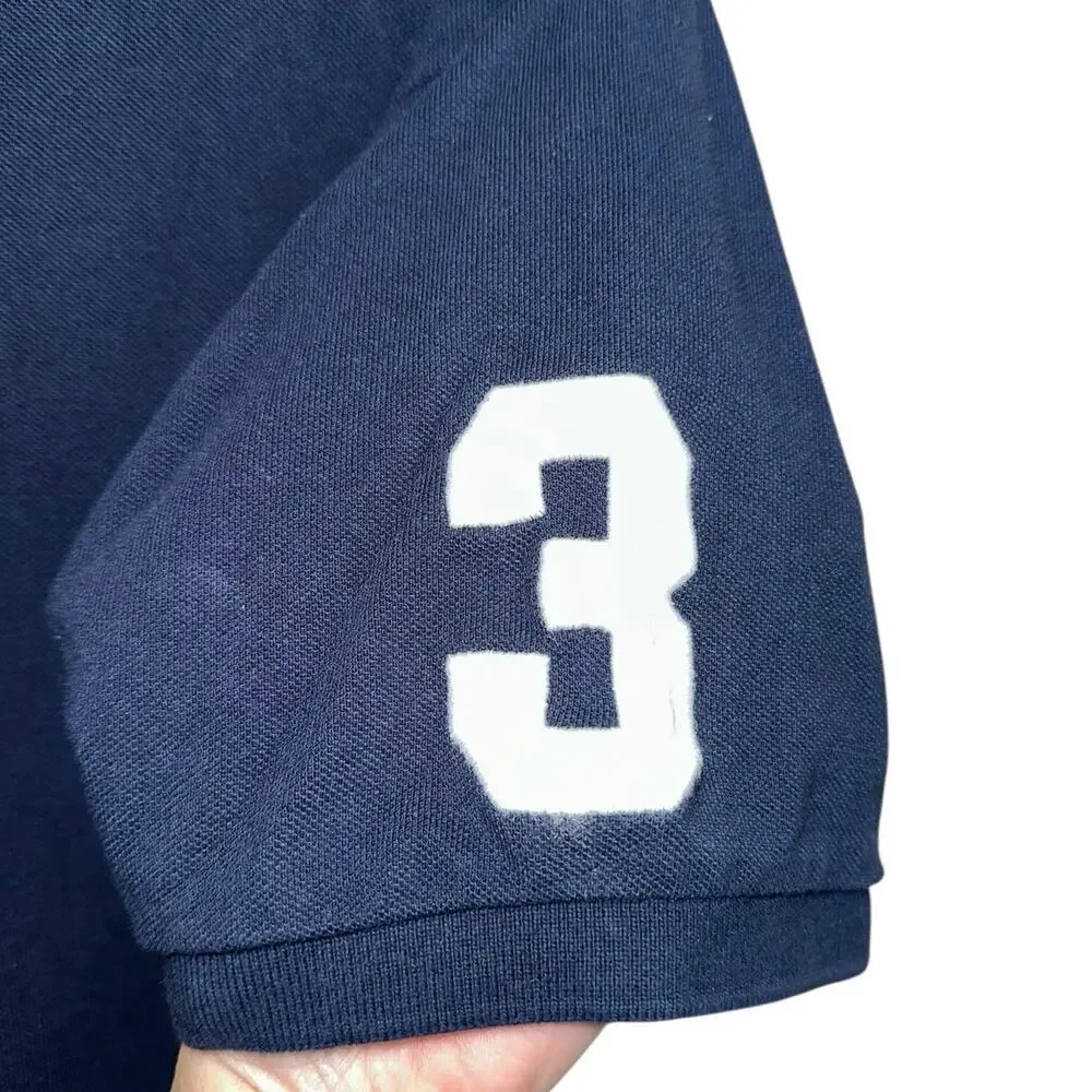 Polo Ralph Lauren Custom Fit Polo Shirt XL Navy Big Pony 3